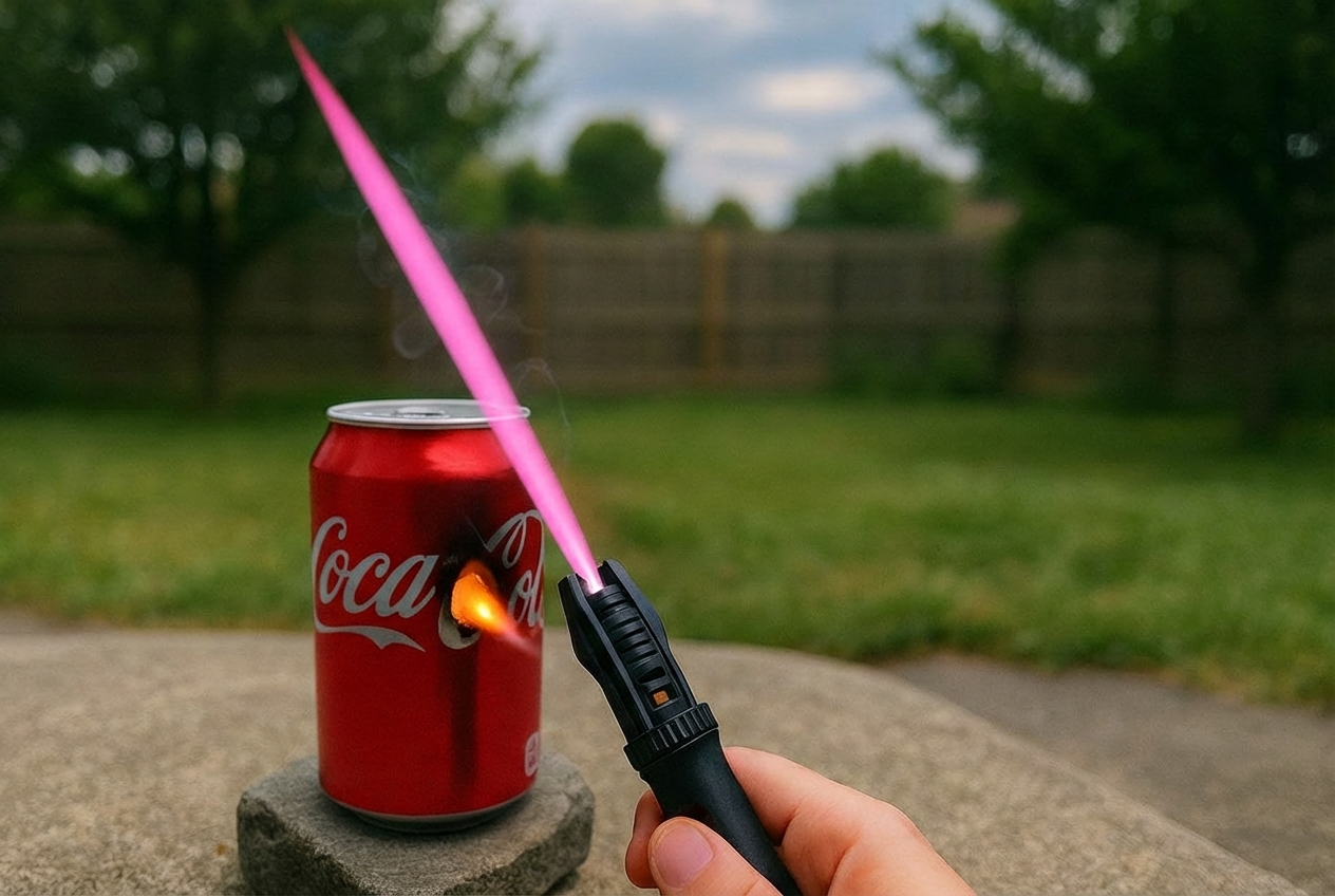 LuxBlaze Ion Pulse Lighter — 1800°F Plasma Flame